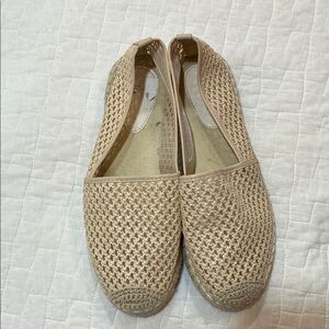 TOP Moda Beige Espadrille Flats